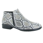 Naot Helm Bootie (26030) Womens Shoes Grey Cobra Leather