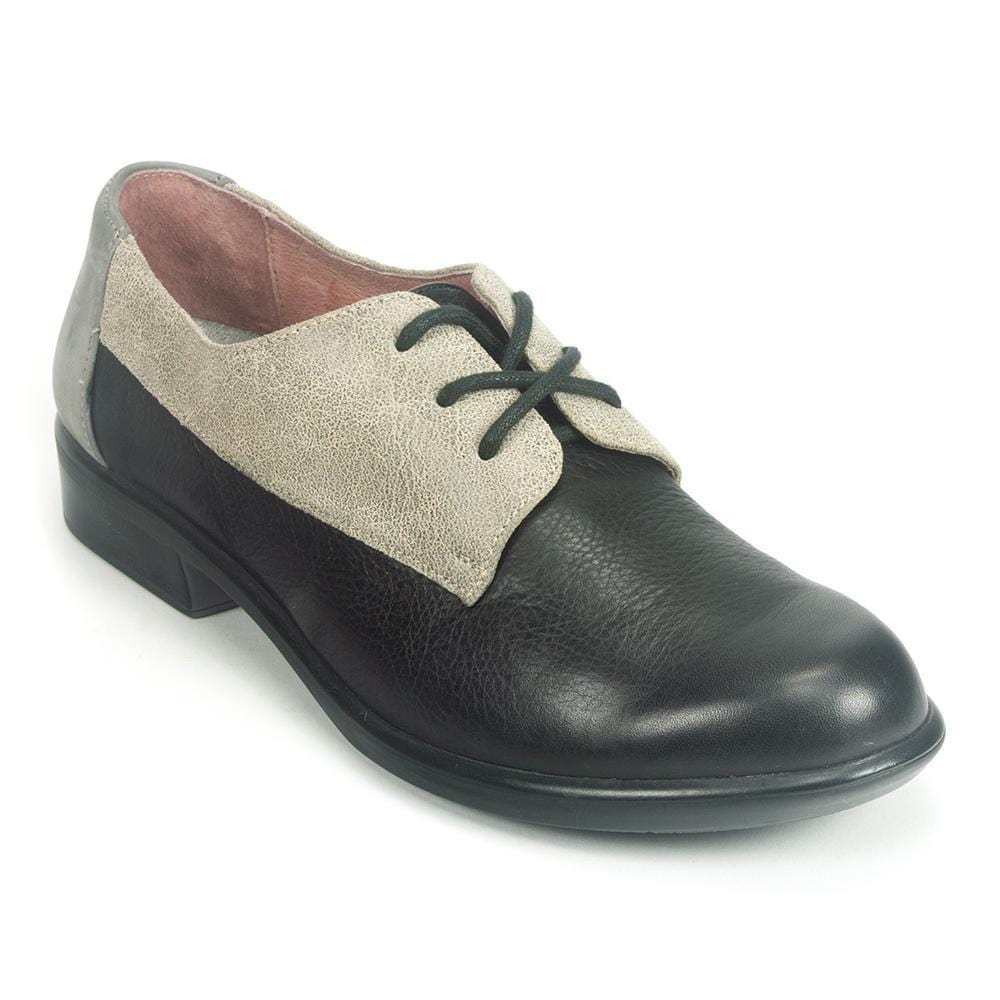 Naot Kedma Oxford Shoe Womens Shoes NNL Soft Black/Beige/Gray