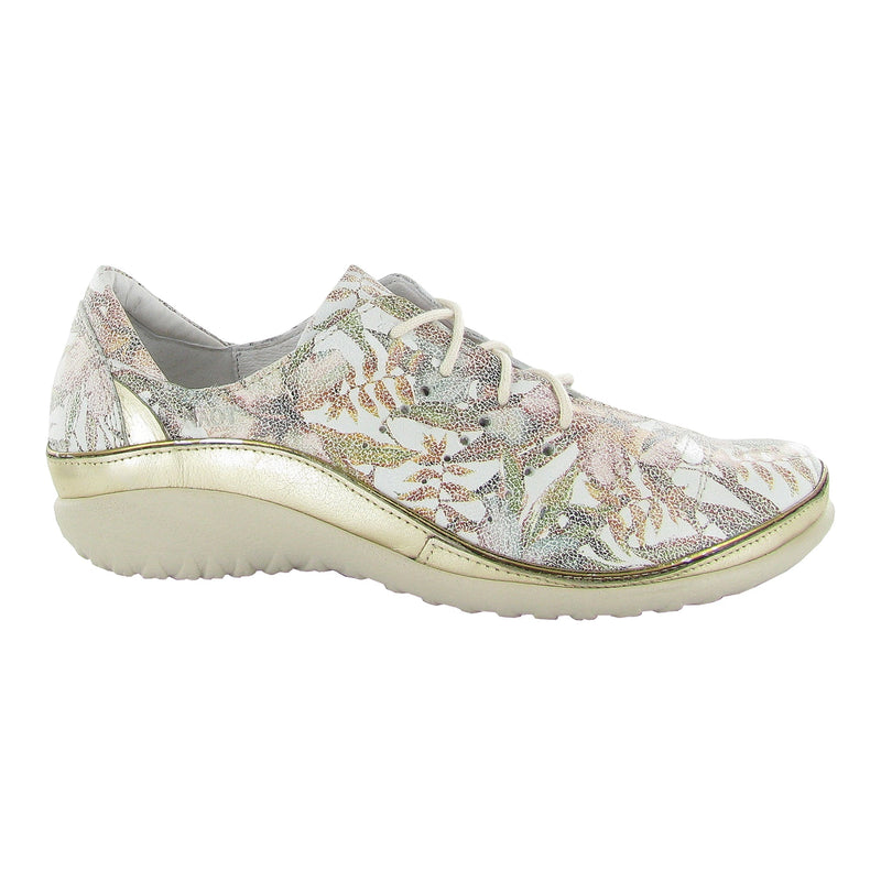 Naot Kumara Sneaker (11450) Womens Shoes WFD Floral Lthr\ Radiant Gold Lthr