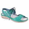 Naot Mangere Cutout Sandal (11162) Womens Shoes Oily Emerald/Teal Nubuck