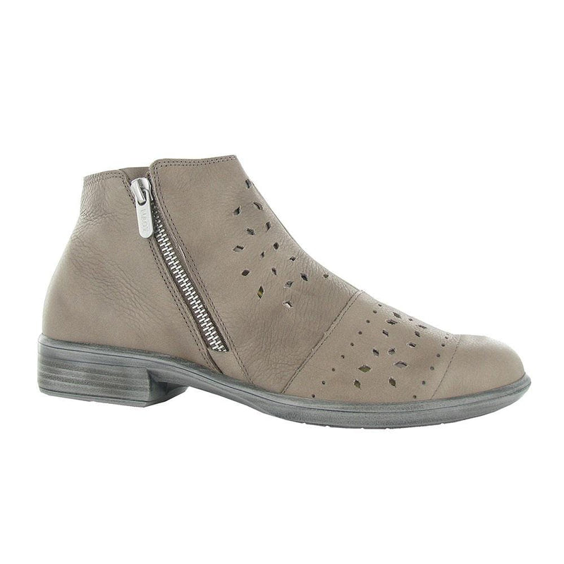 Naot Matagi Ankle Bootie (26074) Womens Shoes Soft Stone Lthr/Glass Silver