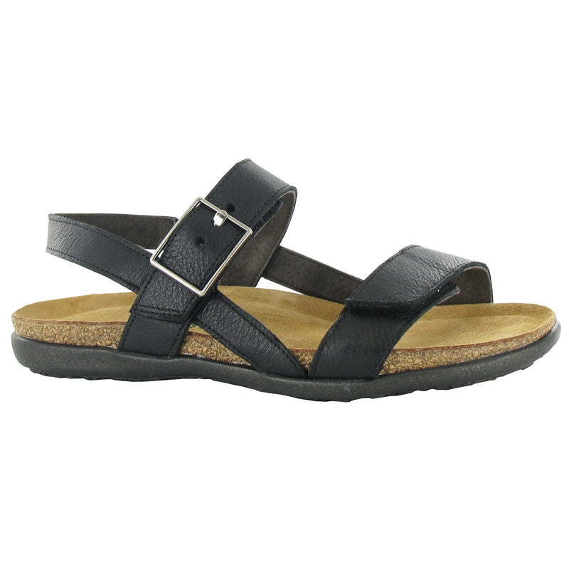 Naot Norah Sandal (7408) Womens Shoes Soft Black Leather