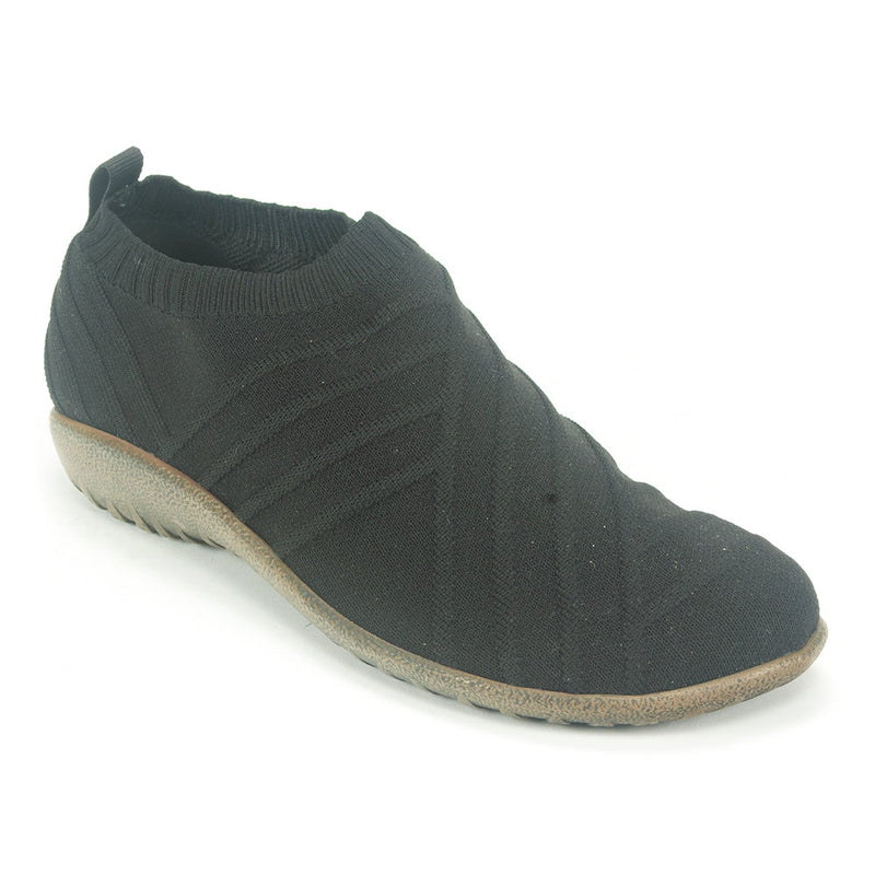 Naot Okahu Slip On Sneaker (11193) Womens Shoes 57B Black Knit
