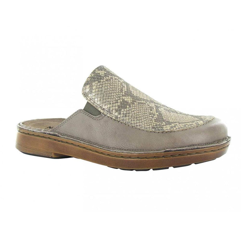 Naot Procida Mule (63407) Womens Shoes Soft Stone Lthr/Golden Cobra Lthr