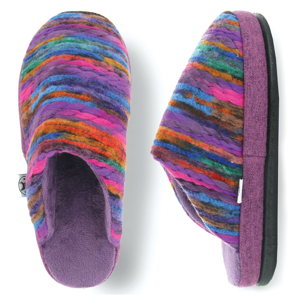 Naot Recline Slipper (20012) Womens Shoes Purple/Orange/Blue