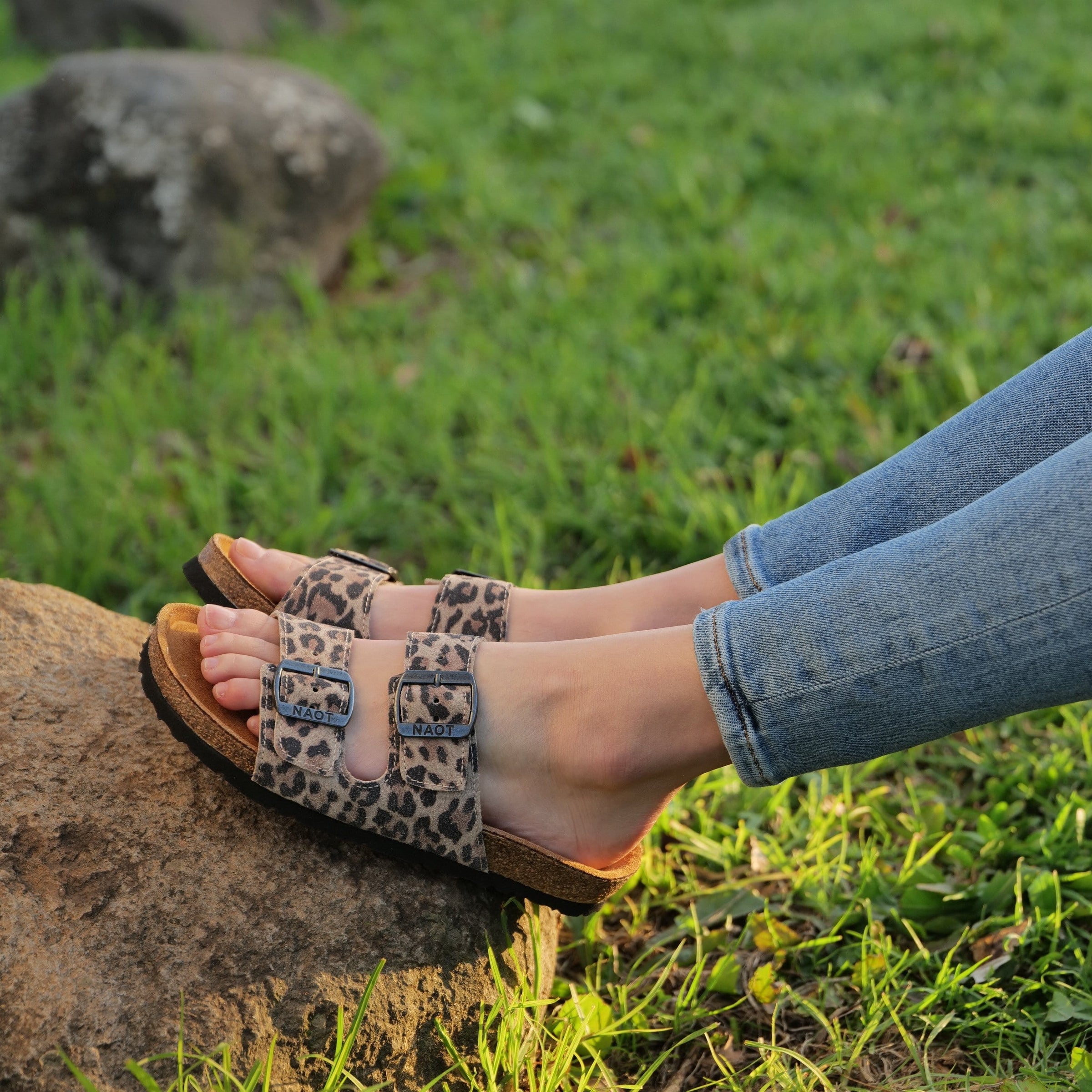 Naot Santa Barbara Women's Suede Buckle Slide Sandal | Simons Shoes