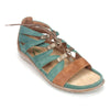 Naot Selo Sandal (11144) Womens Shoes S9C Latte Brown/Sea Green