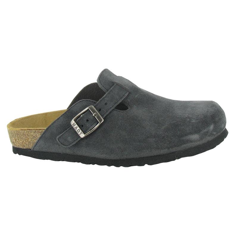 Naot Spring Clog (1000) Womens Shoes Oily Midnight Suede