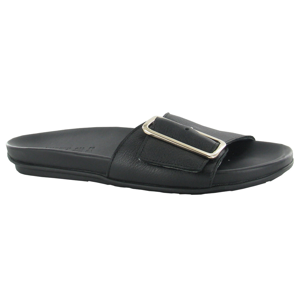 Naot Tahiti Slide Sandal Womens Shoes BA6 Soft Black