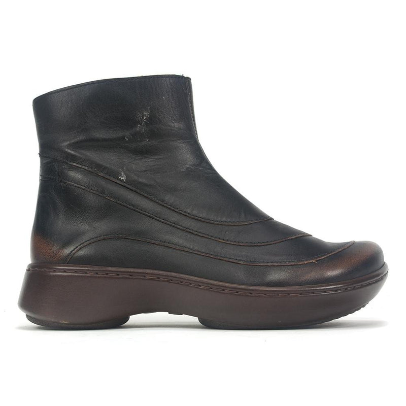 Naot Tellin Boot Womens Shoes EA5 Volcanic Brown Leather