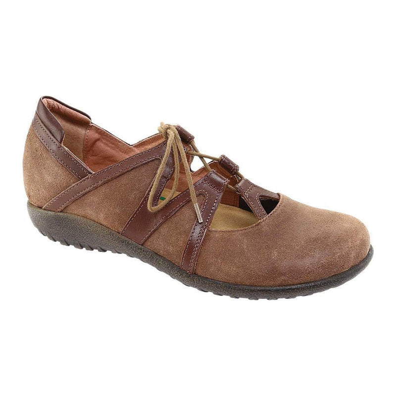 Naot Timu Lace Up Flat Womens Shoes SEH Antique Toffee Brown