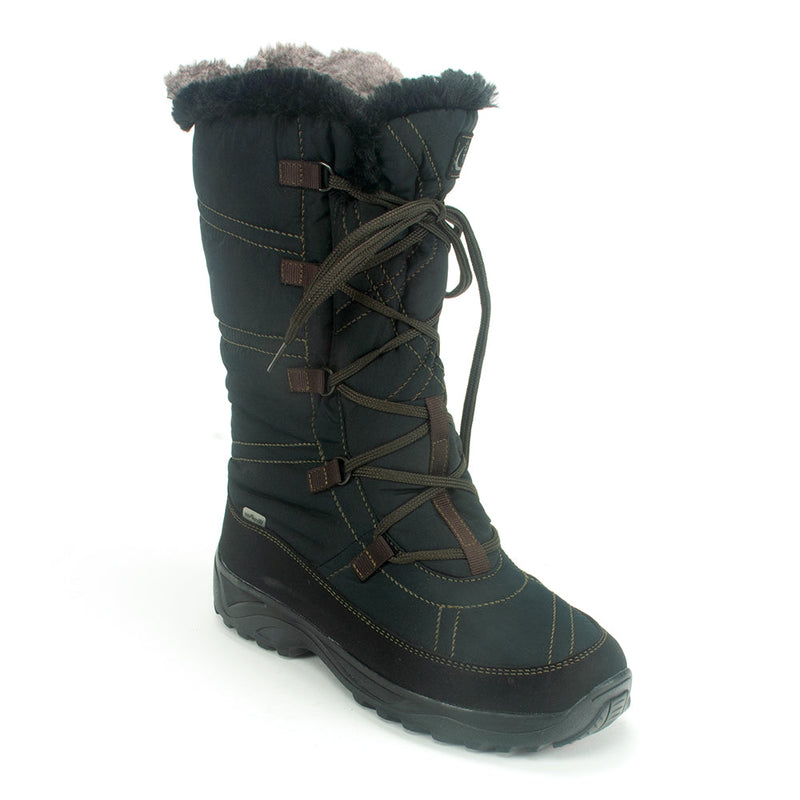 Naot Vail Waterproof Snowboot Womens Shoes Black/Brown