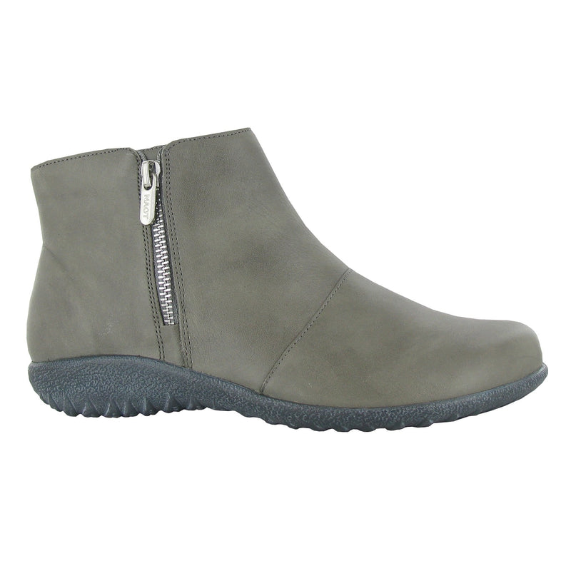 Naot Wanaka Ankle Bootie (11186) Womens Shoes Foggy Grey Leather