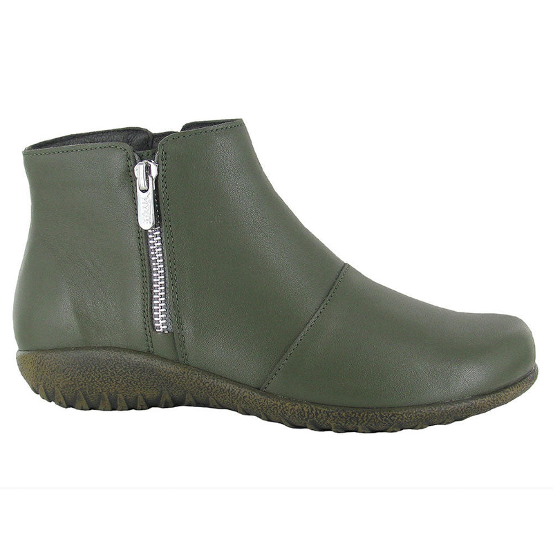 Naot Wanaka Ankle Bootie (11186) Womens Shoes Soft Green Leather
