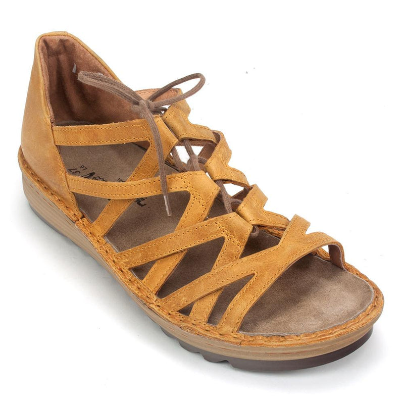 Naot Yarrow Sandal Womens Shoes EA7 Oily Dune Nubuck