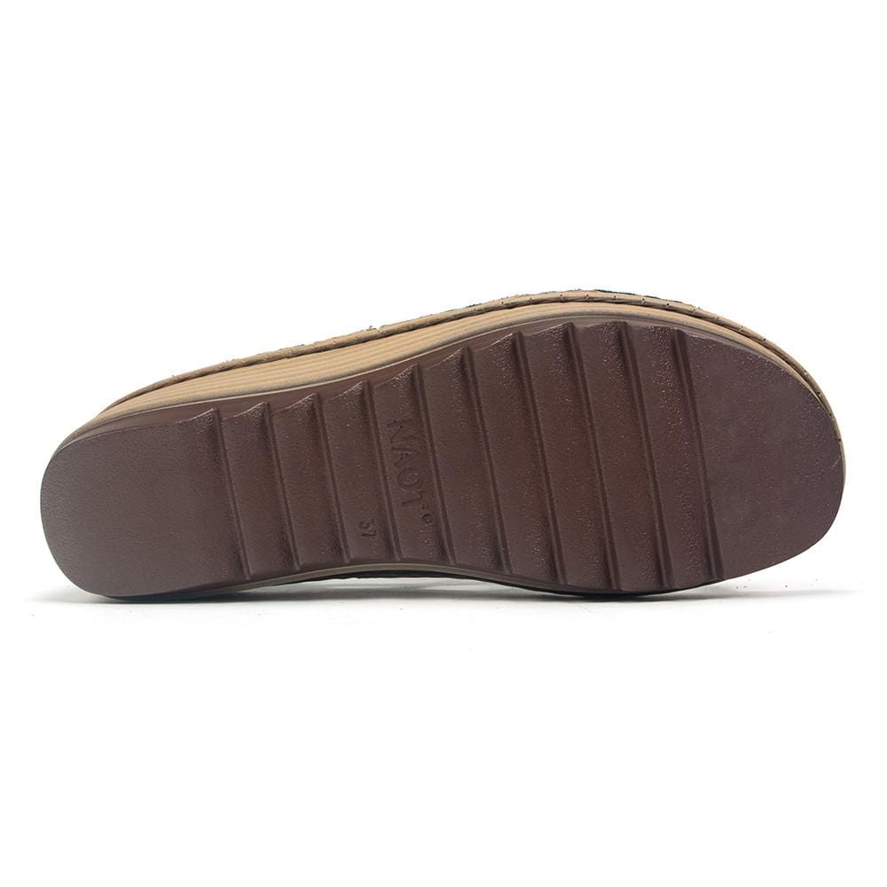 Naot Women's Yarrow Leather Wedge Gladiator Sandal | Simons Shoes