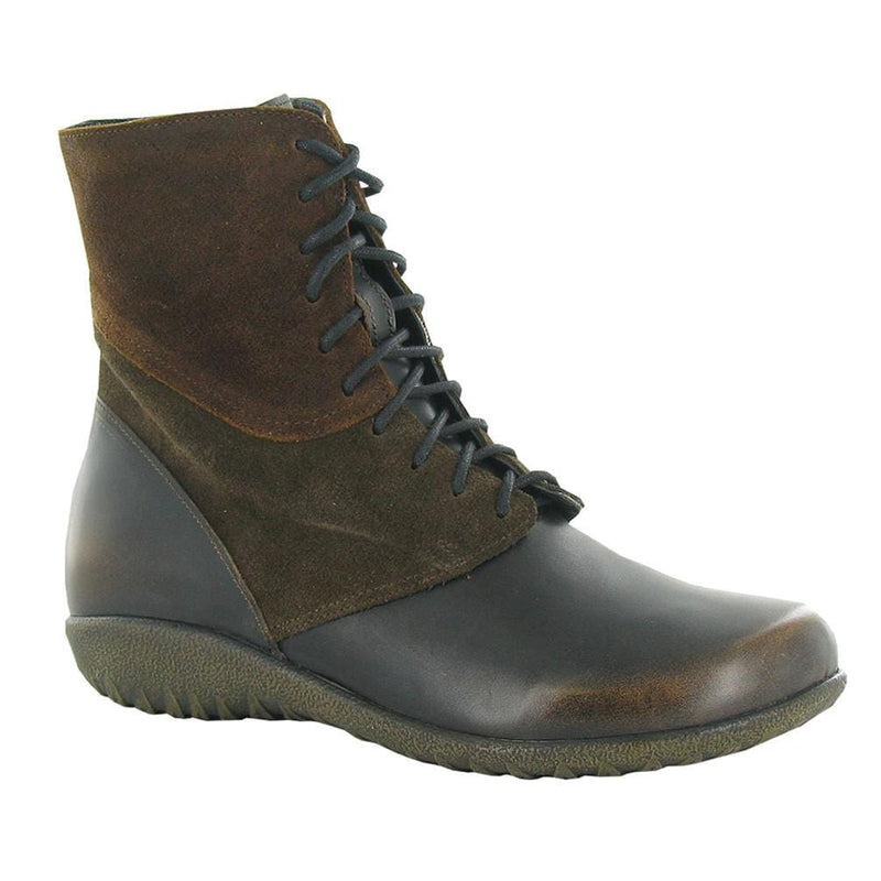 Naot Atopa Boot Womens Shoes Volcanic Brown Lthr