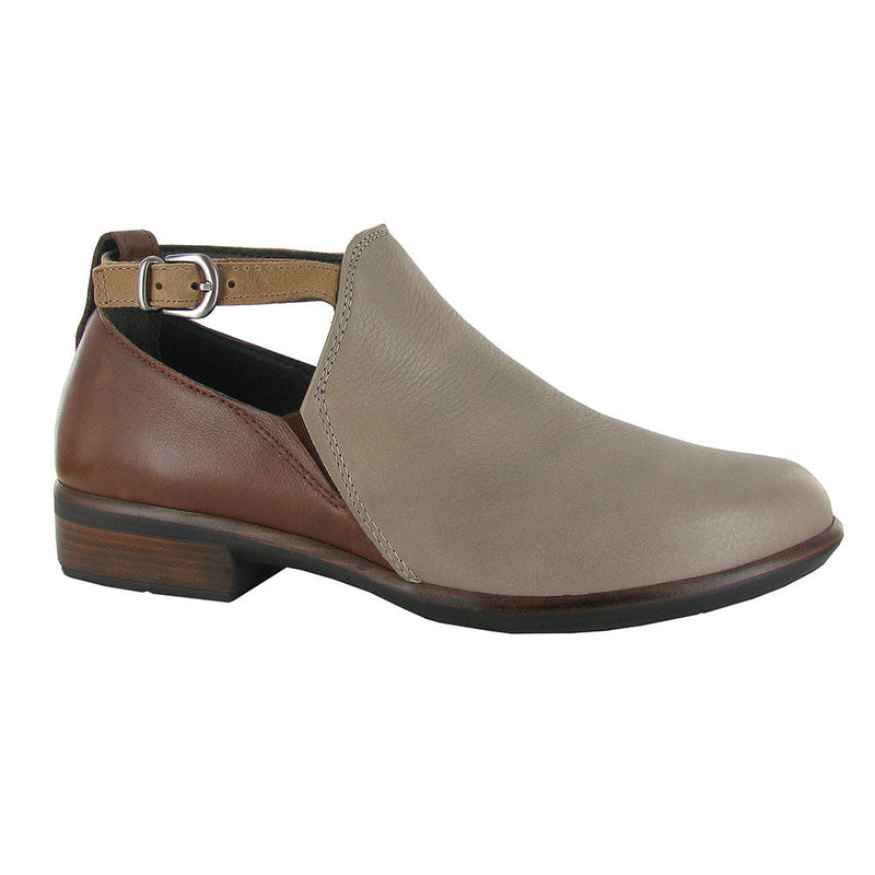 Naot Kamsin (26042) Womens Shoes Soft Stone Leather/Soft Chestnut Leather/Latte Brown Leather