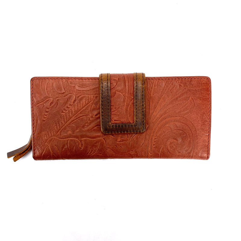 Osgoode Marley Floral Clutch Wallet (1436) Handbags Brandy