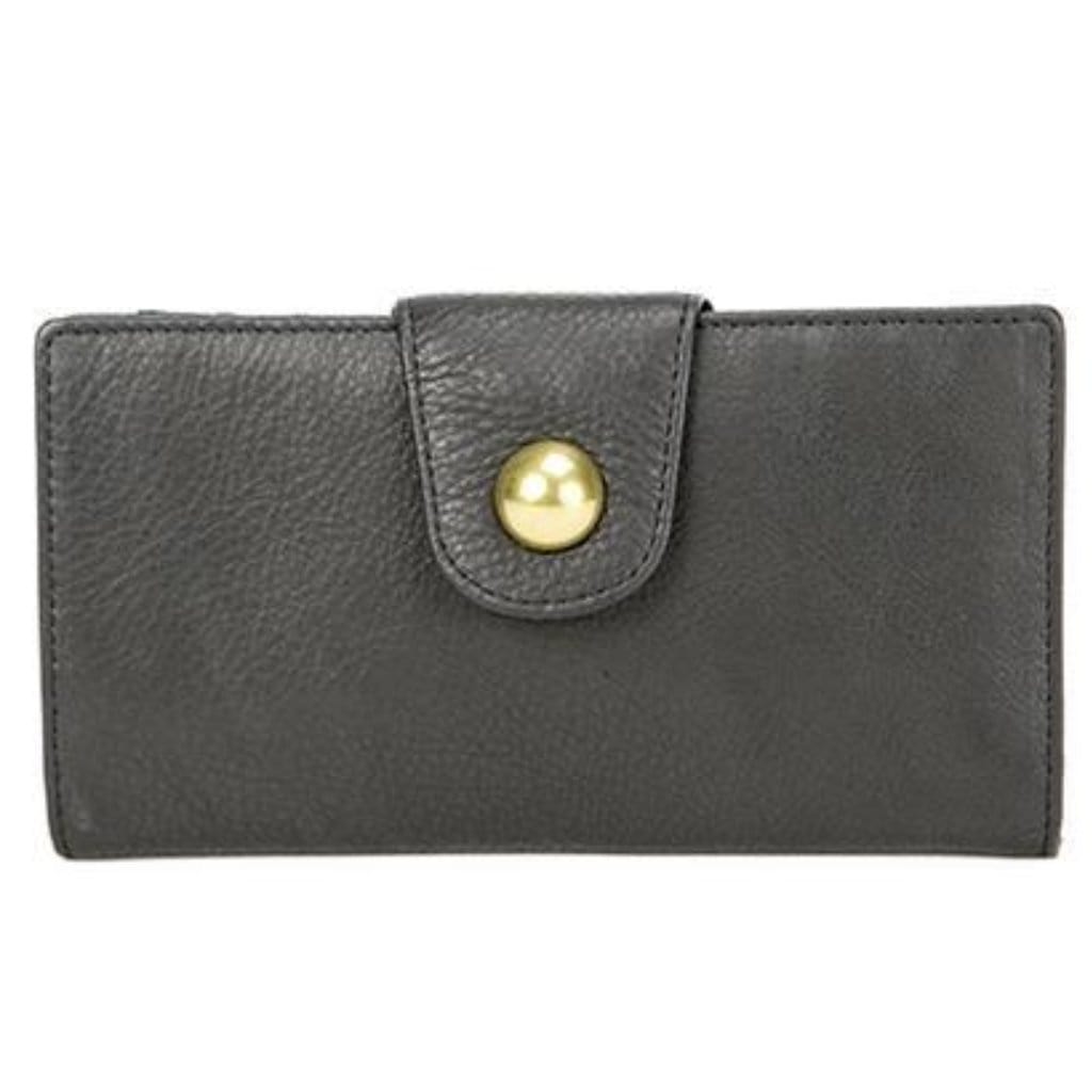 Osgoode Marley RFID Long Snap Wallet (1283) Handbags Black