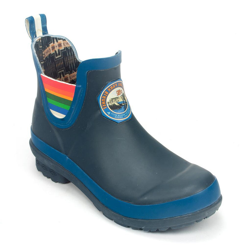 Pendleton Crater Lake Ankle Rain Boots Womens Shoes Blue