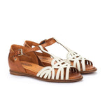 Pikolinos Talavera Slingback Sandal (W3D-0668C1) Womens Shoes Nata (White)