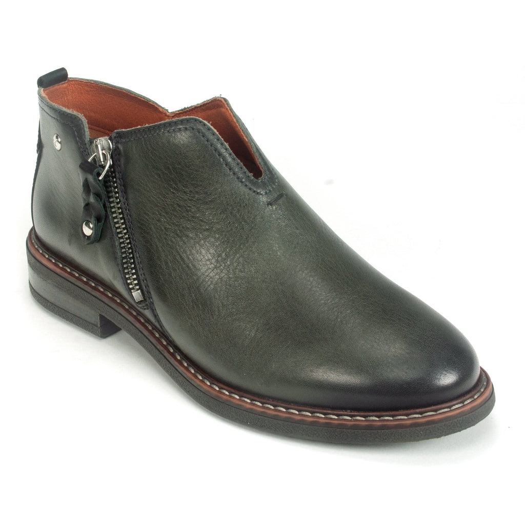 Pikolinos Aldaya Leather Bootie (W8J-7501C1) Womens Shoes Lead