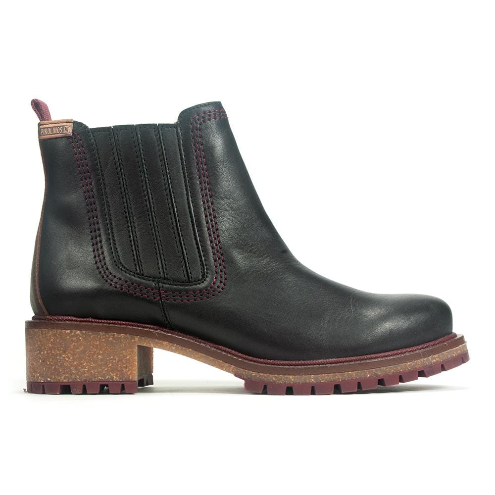 Pikolinos Aspe Chelsea Boot (W9Z-8633) Womens Shoes Black