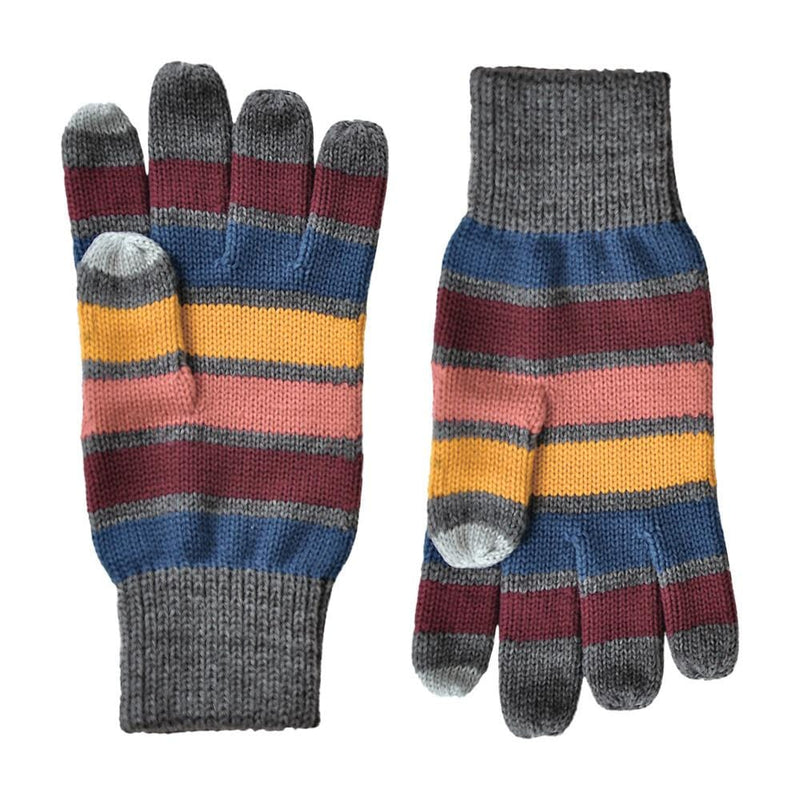 Verloop Rainbow Touchscreen Gloves (RNWGO) Women's Clothing Grey Multi