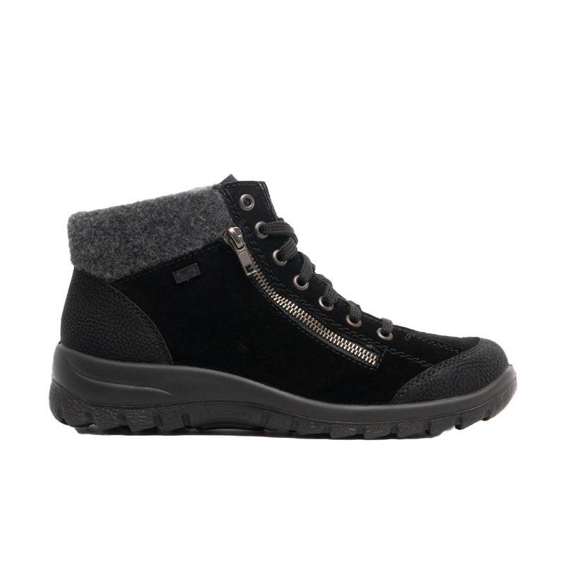 Rieker Eike Winter Bootie (L7132) Womens Shoes 00 Black