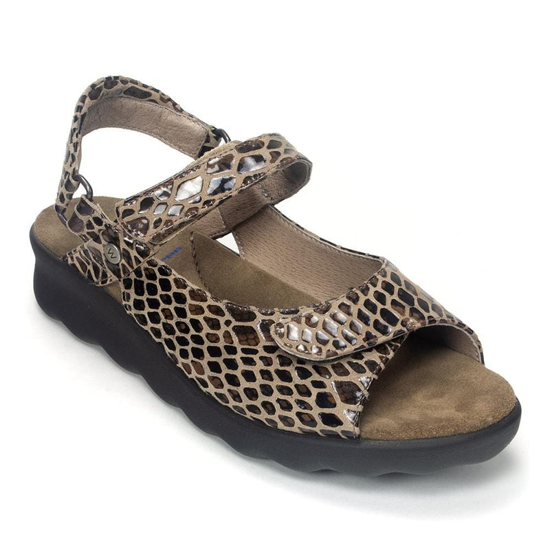 Wolky Pichu Adjustable Sandal (1890) Womens Shoes 42-150 Taupe Cobra