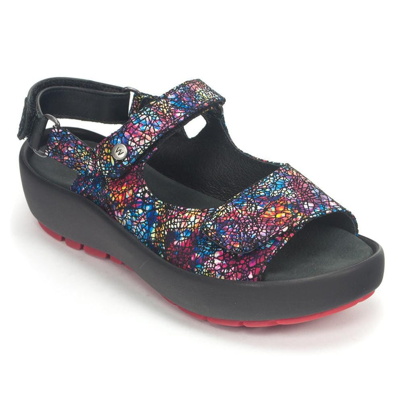 Wolky Rio Sandal Womens Shoes 497 Multi Black