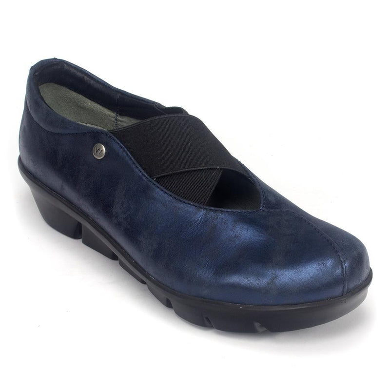 Wolky Cursa Slip On Womens Shoes 10-823 Navy