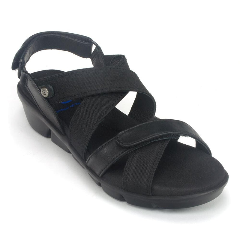 Wolky Electra Strappy Sandal (0667) Womens Shoes 30-000 Black