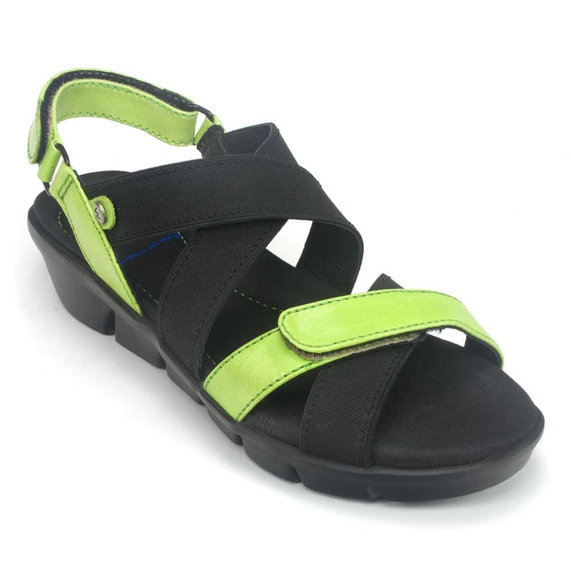Wolky Electra Strappy Sandal (0667) Womens Shoes 50-750 Lime