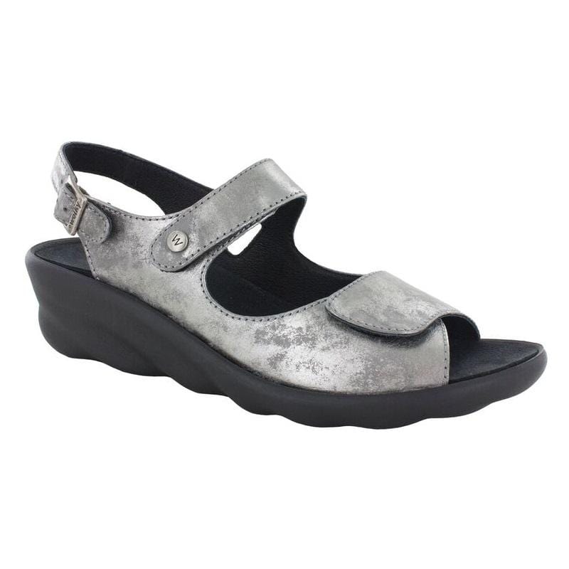 Wolky Scala Wave Wedge Sandal (3125) Womens Shoes 120 Light Gray