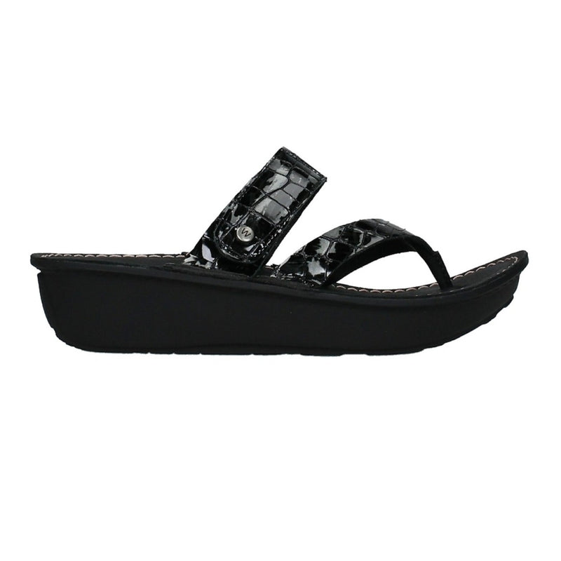 Wolky Tahiti Thong Sandal Womens Shoes 08-210 Anthracite