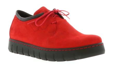 Wolky Timba Suede Sneaker Womens Shoes 47-505 Dark-Red