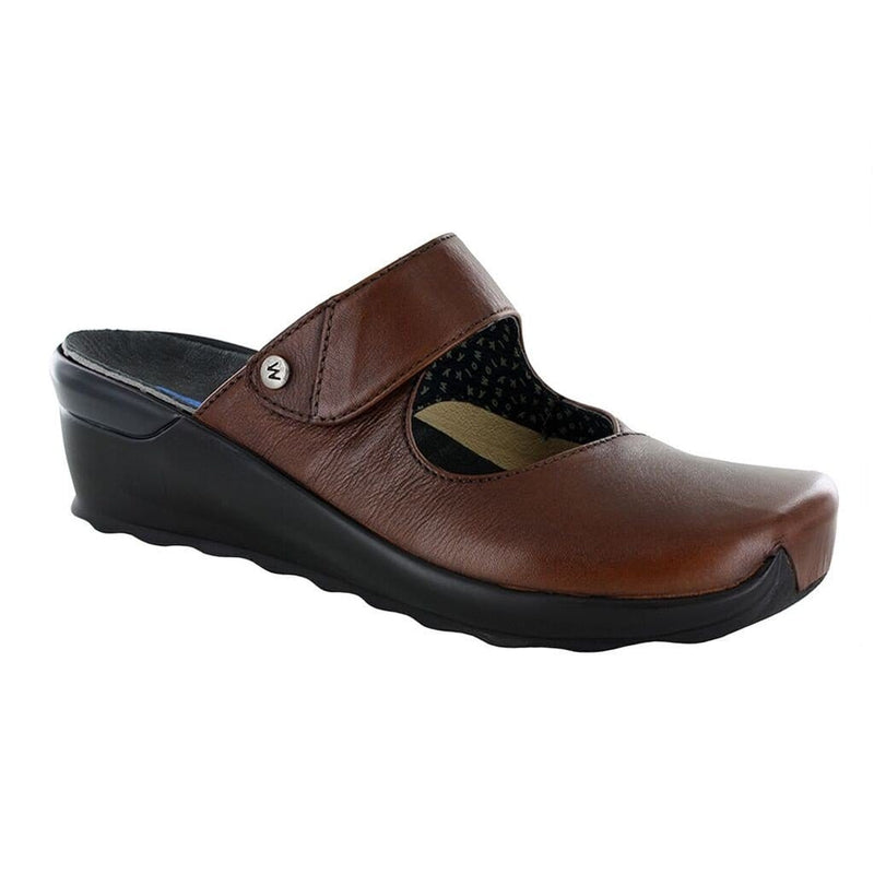Wolky Up Cut Out Clog (2576) Womens Shoes Cognac