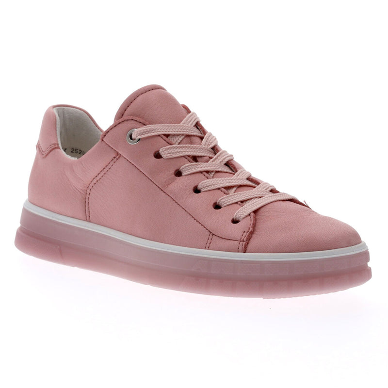 Ara Forsyth Leather Sneaker Womens Shoes A-11 Flaming/FlamingSole