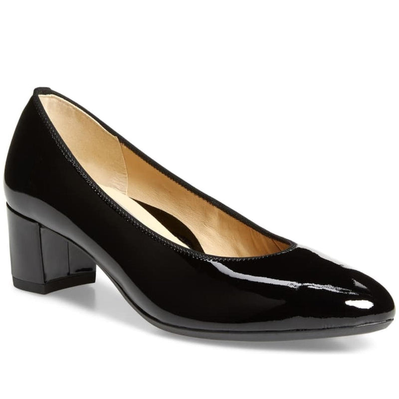 Ara Kendall Pump Womens Shoes Black SoftLack