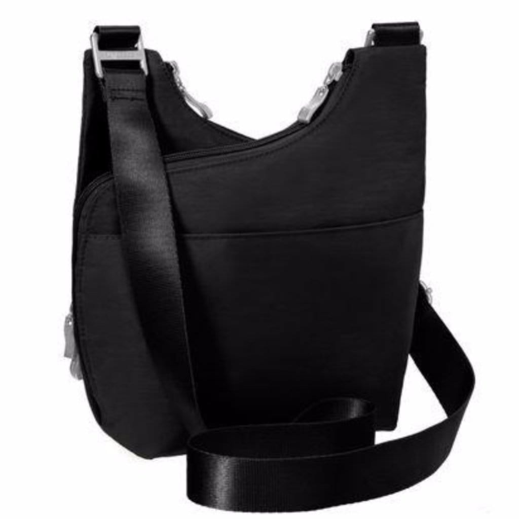 Baggallini Criss Cross (MCC570) Handbags Black/Charcoal
