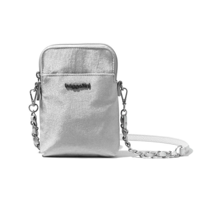Baggallini Bryant Chain Handbag Handbags sterling shimmer