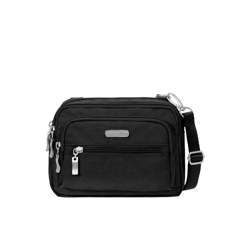 Baggallini Triple Zip Bagg (TRZ419) Handbags Black