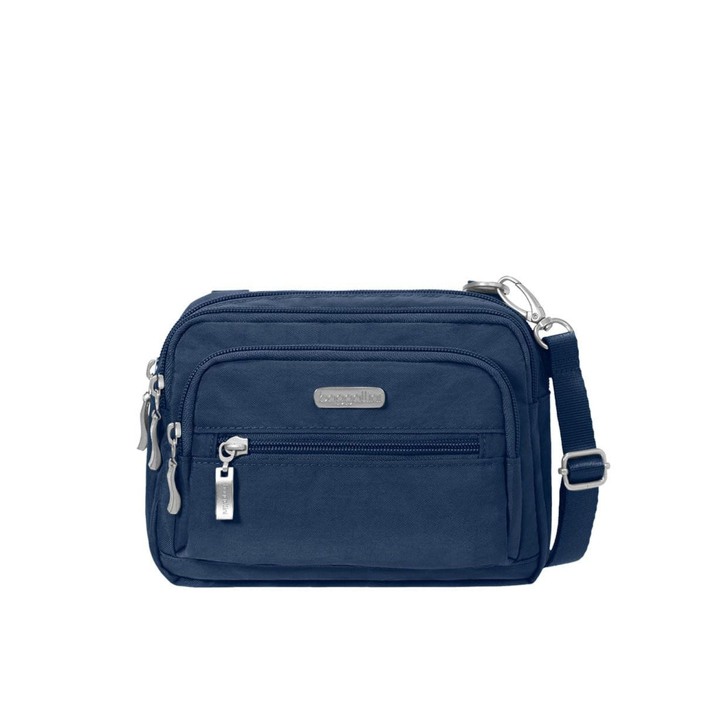 Baggallini Triple Zip Bagg (TRZ419) Handbags Blue