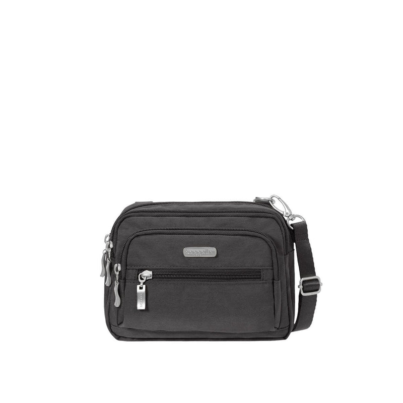 Baggallini Triple Zip Bagg (TRZ419) Handbags Charcoal