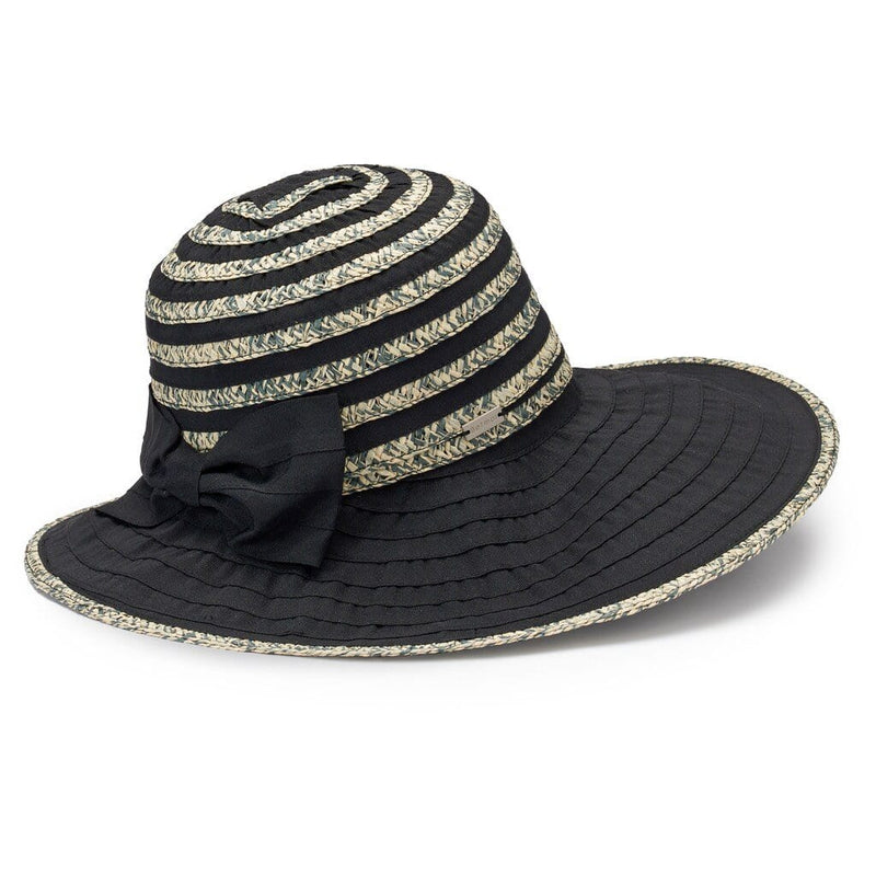 Betmar Donna Wide Brim Sun Hat (B880H) Women's Clothing Black