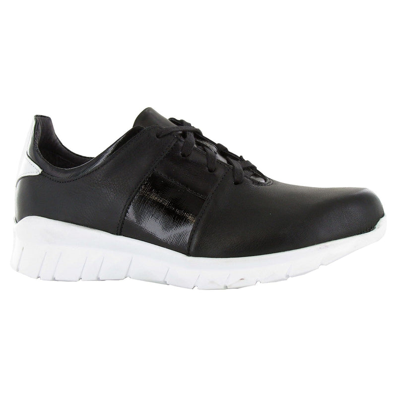 Naot Buzz Sneaker (18019) Womens Shoes Soft Black Lthr/Black Luster Lthr/Black Madras Lthr/Soft Black Lthr/White Pearl Lthr