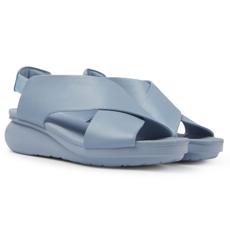 Camper Balloon Wedge Womens Shoes C-064 Pale Blue