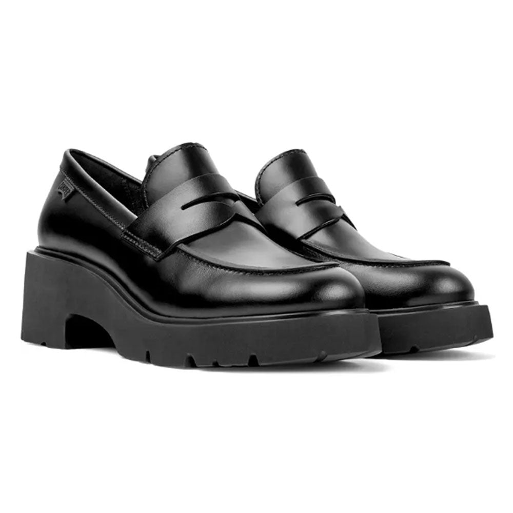 Camper Milah Chunky Loafer (K201425) Womens Shoes 002 Black